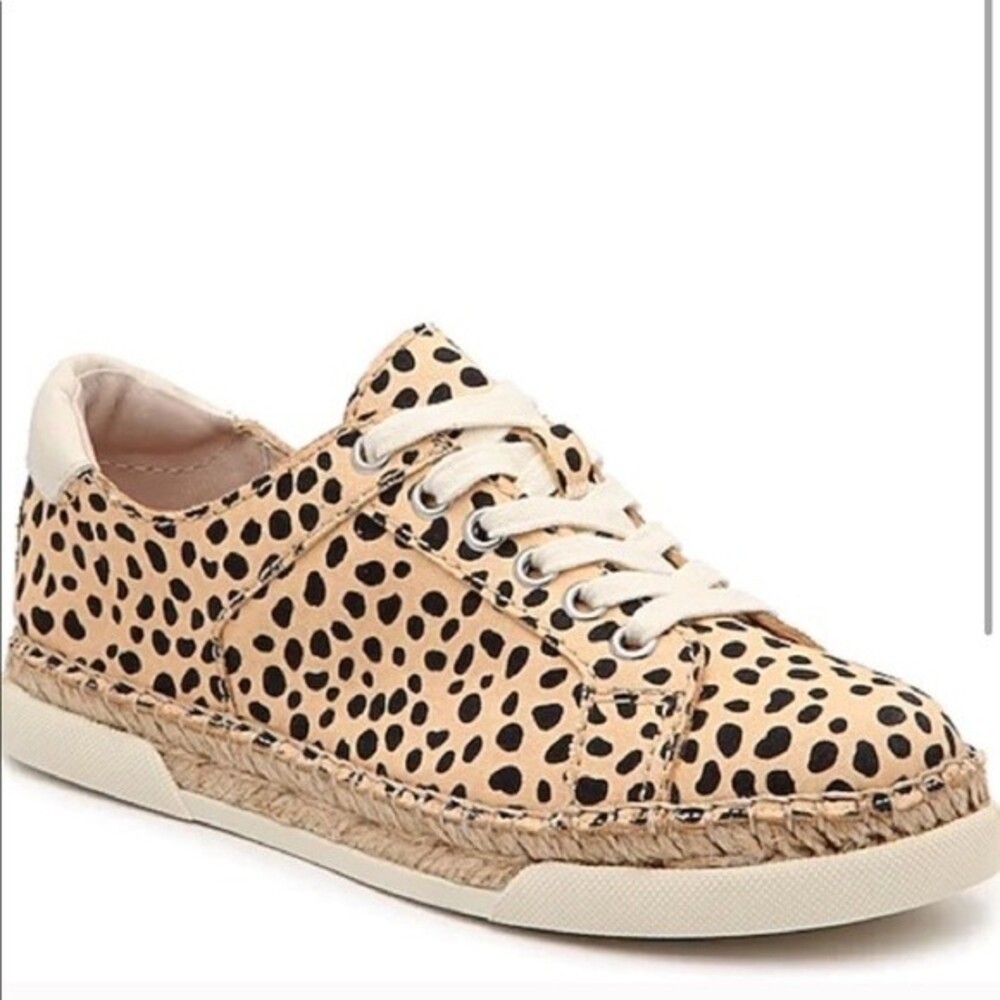 Dolce Vita Morris Espadrille Cheetah Print Sneaker 7.5
